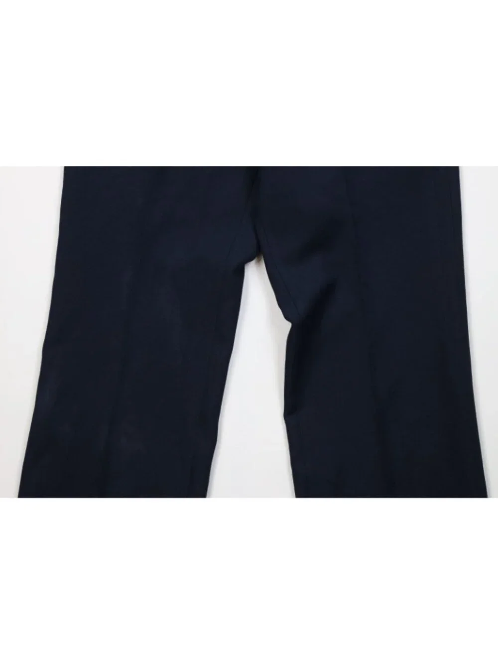 Vtg 70s Levis Mens 42R 2 Piece Knit Suit Wedding Navy Blue Wide Leg 32x30 USA